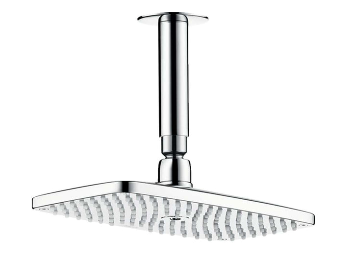 hansgrohe Raindance E 240 Air Duschkopf, Kopfbrause für Deckenmontage, Chrom 1 Strahlart Deckenansch