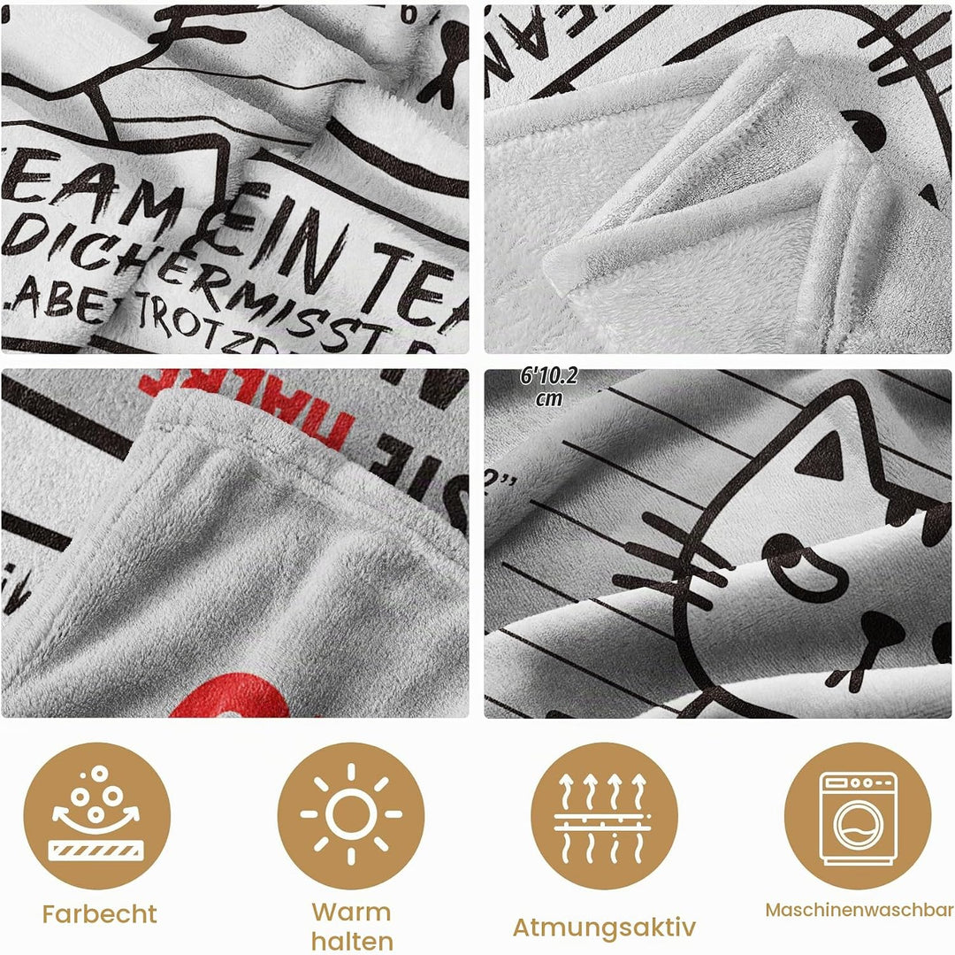 Abschiedsgeschenk Kollegen Jobwechsel, Kuscheldeck, Abschied Kollegin Rente, Abschiedsgeschenk Kolle