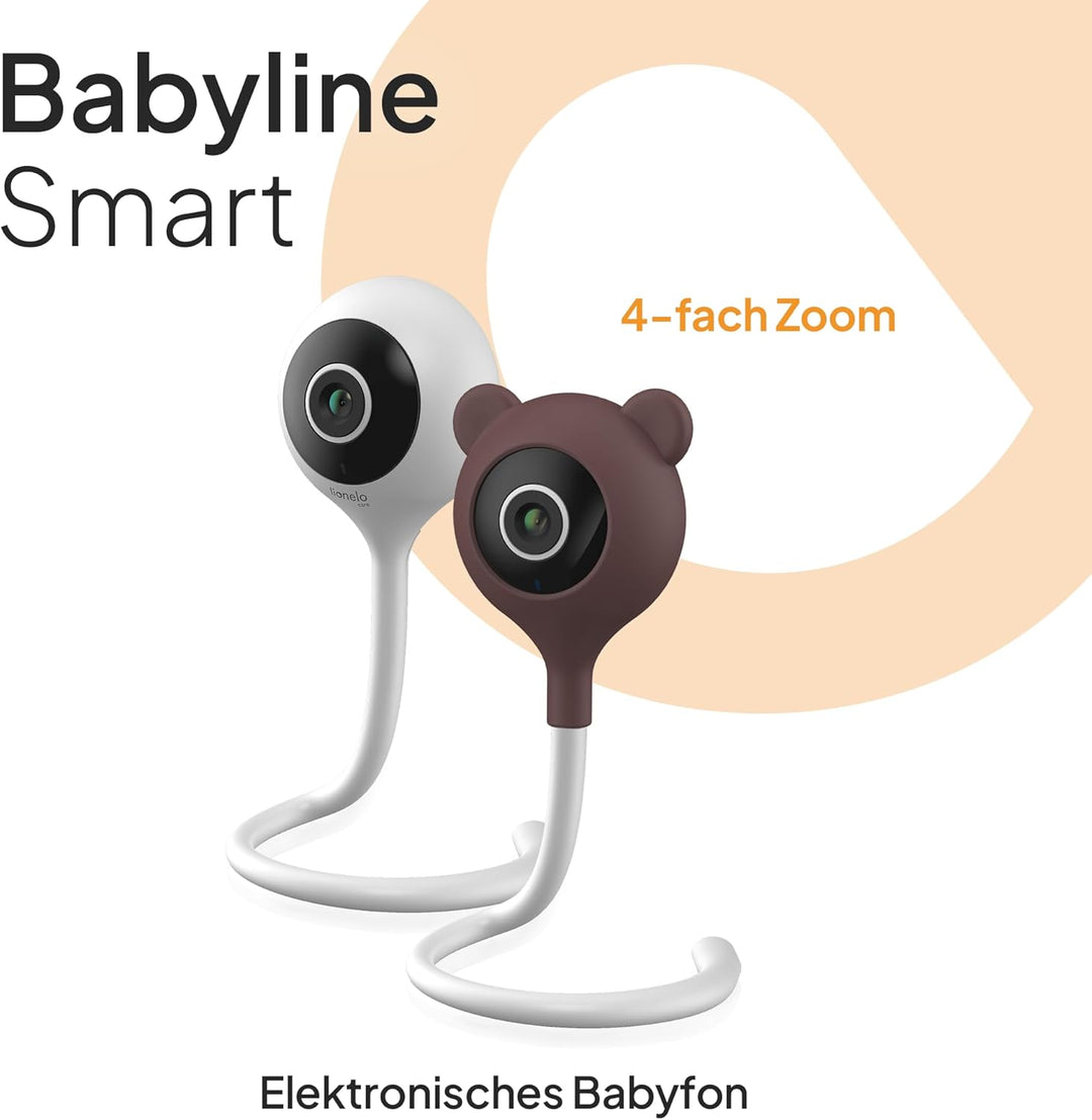 LIONELO Babyline Smart elektronisches Babyphone,Baby Camera Wi-Fi,Mobile Applikation,Bewegungs Geräu