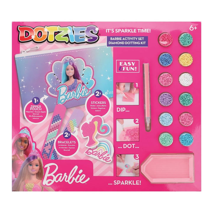 DIAMOND DOTZ DOTZIES 2592869 Original 5D Diamond Painting Set, Barbie, DIY Kreativ-Mal-Kit für Diama