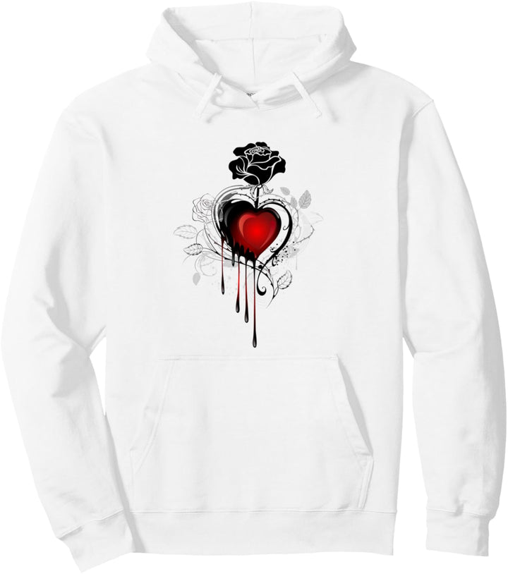 Gothic Wicca Goth Okkult Skullmystic Auge Skarabäus Blumen Pullover Hoodie