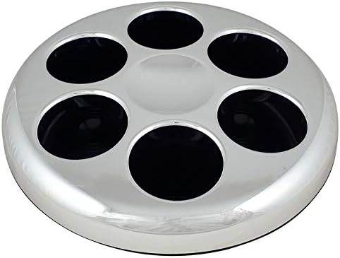 Helios Pure Flaschenkühler, Kunststoff, Schwarz/Chrom, für 6 Flaschen für 6 Flaschen Schwarz/Chrom,