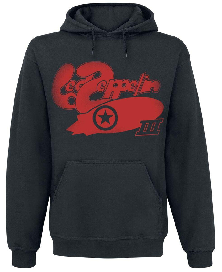 Unbekannt Led Zeppelin LZ III Bubble Logo Kapuzenpullover schwarz XXL