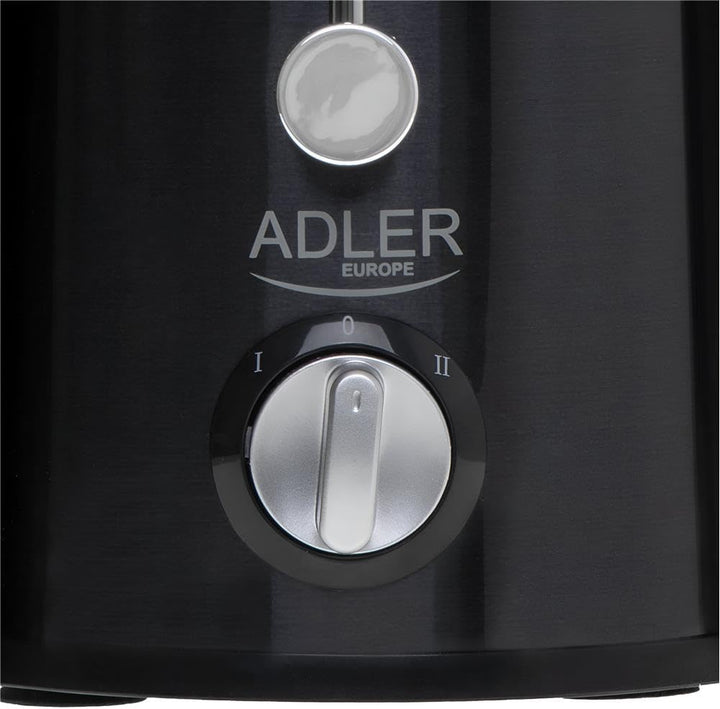 Adler AD 4132 Entsafter, 800 W, Titanklingen, Safttank 0,45L Fruchtfleischsammler 1,5L Anti Tropf Sy