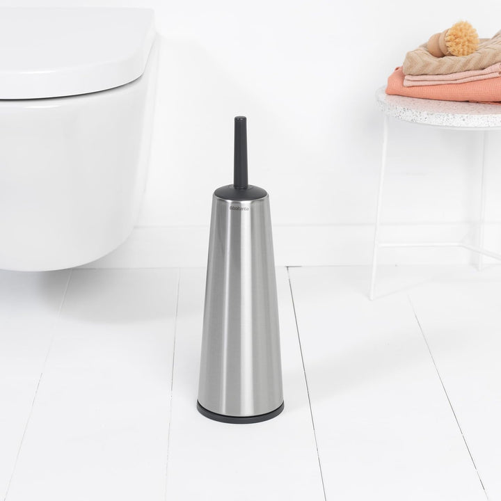 Brabantia Toilettenbürstengarnitur Classic - Matt Steel Matt Steel Toilettenbürste und Halter, Matt