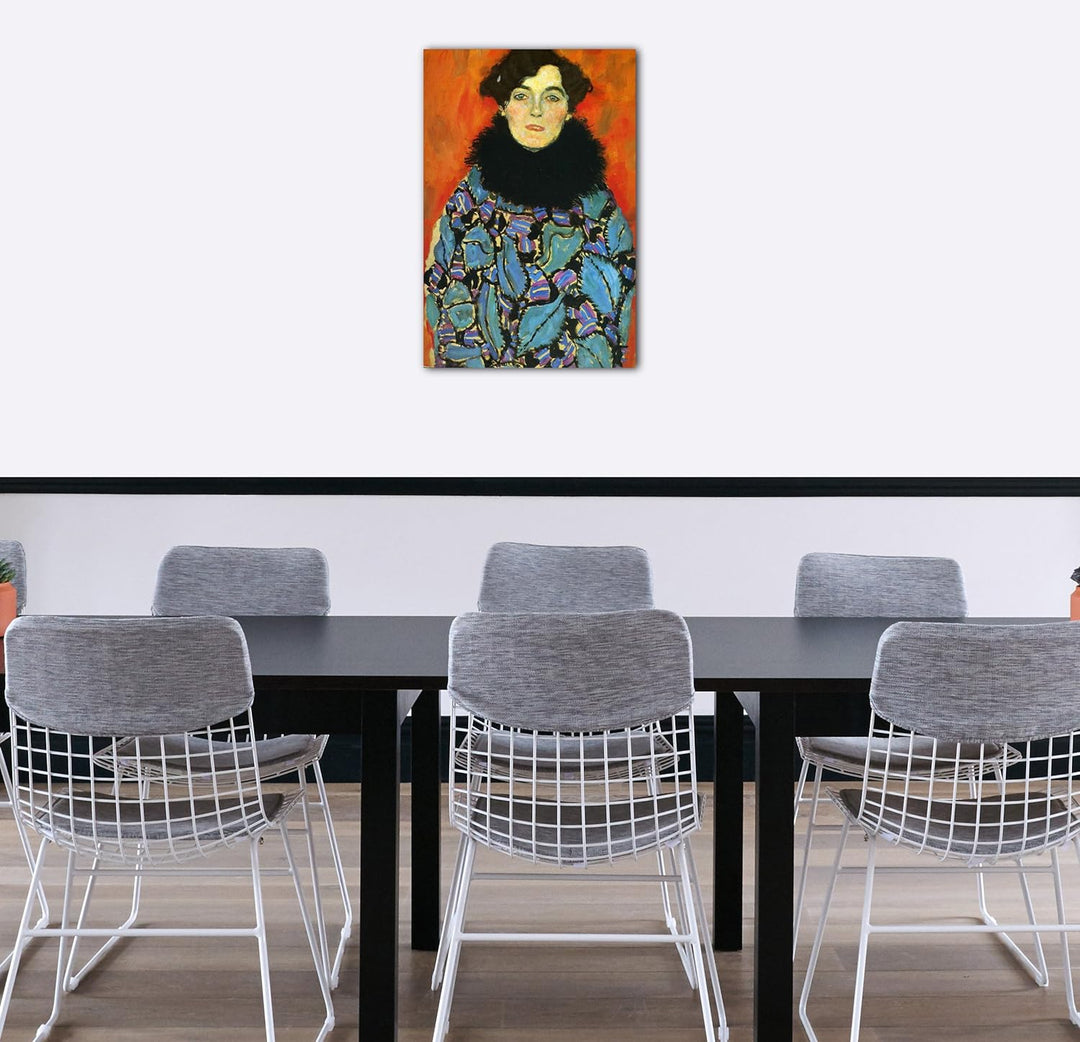Printed Paintings Leinwand (80x120cm): Gustav Klimt - Johanna Staude (1918) 80x120 cm, 80x120 cm