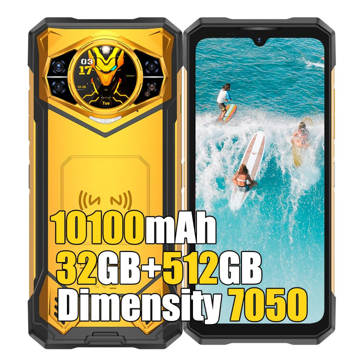 DOOGEE S200X 5G Smartphone, tragbar, bruchsicher, Dimensity 7050 32 GB + 512 GB, Android 14 Telefon