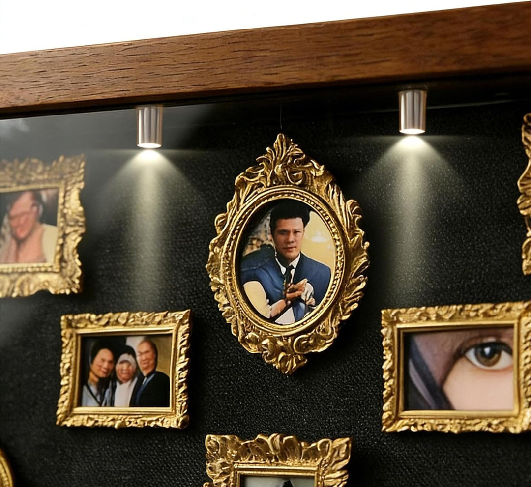Mini Museum Bilderrahmen Personalisiert„Museum of Us“, 3D Bilderrahmen Personalisiert Mit Fotos- DIY