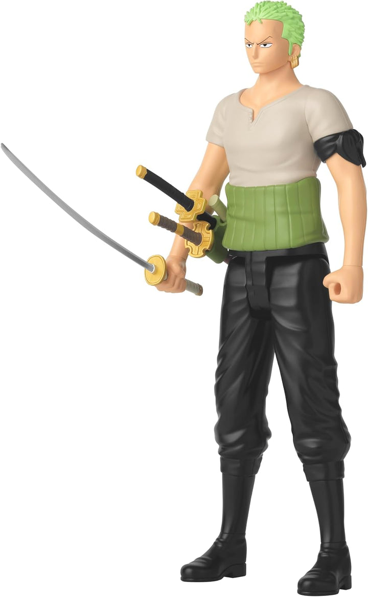 ANIME HEROES Mega – One Piece – Roronoa Zoro Actionfigur, 30,5 cm Einteiler Mega - Roronoa Zoro, Ein