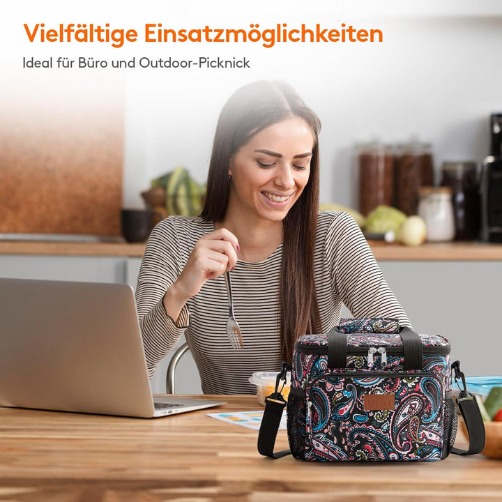 Lifewit Kühltasche Faltbar, Lunchtasche, Thermotasche Isoliertasche Picknicktasche für unterwegs, Tr