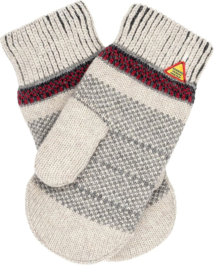 ÖJBRO VANTFABRIK Fäustlinge 4 Lagen 100% Merinowolle versch. Modelle, Grösse S-L (6-11) Handschuhe S