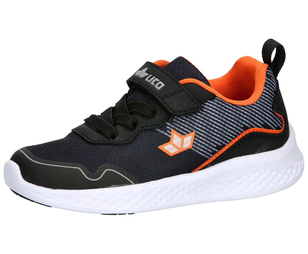 Lico Unisex Kinder Serent Vs Sneaker 29 EU Schwarz Orange, 29 EU Schwarz Orange