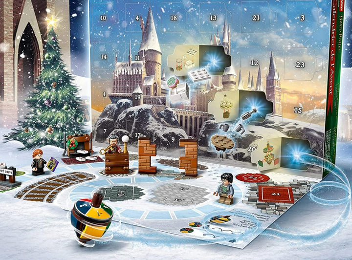 LEGO 76390 Harry Potter Adventskalender 2021, Weihnachtskalender, Kinder ab 7 Jahren mit 6 Minifigur