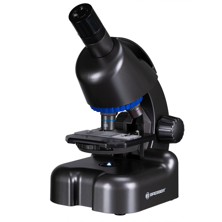 Bresser Junior Mikroskop CM-04 100x-900x, Kinder-Mikroskop ab 6 Jahren, LED-Beleuchtung, Smartphone-