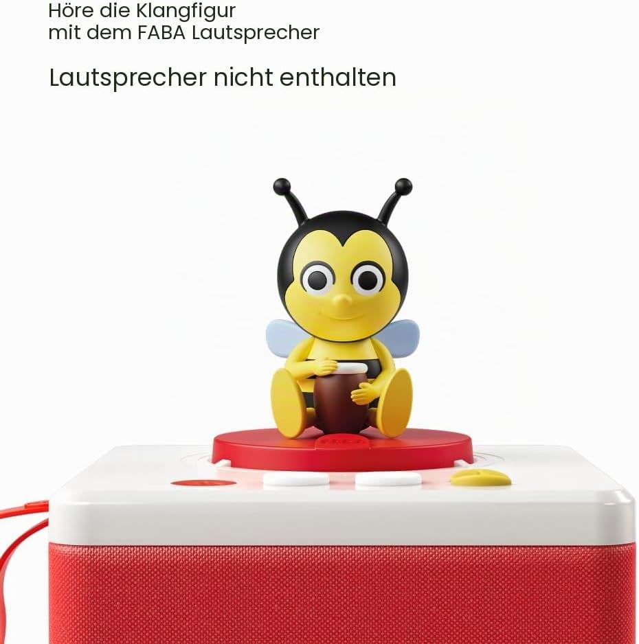 FABA - Klangfigur, Farbe 1,2,3 Berühren Sie Sich, Lieder und Kinderreime, ab 2 Jahren, FFR30006 1,2,