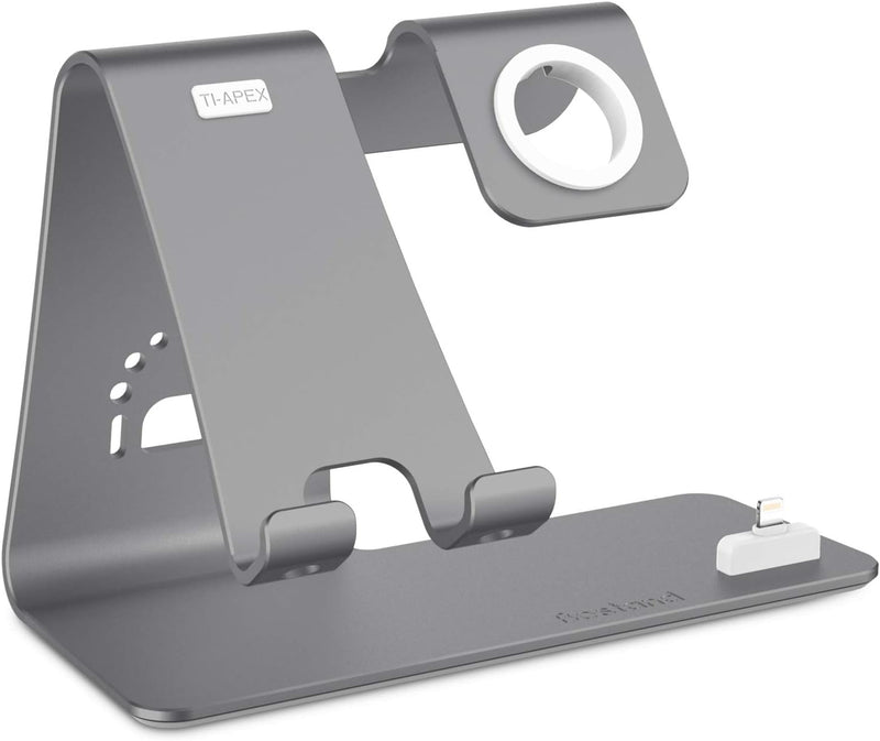 Bestand 3 in 1 Aluminium Phone Stand, Ladestation, Dock Kompatibel mit iPhone, Apple Watch, Airpods
