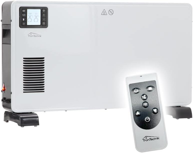 Tronitechnik® Elektroheizer Konvektor-Heizung mit 3 Heizstufen 1000/1300/2300 Watt, Elektroheizung m