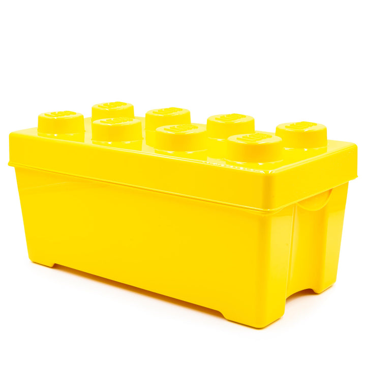 gelbe Aufbewahrungsbox mit Deckel, LEGO