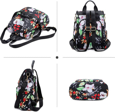 FANDARE 3 in 1 Rucksack Damen Schultasche Rucksäcke Schulranzen Mädchen Schultertasche Handtasche An