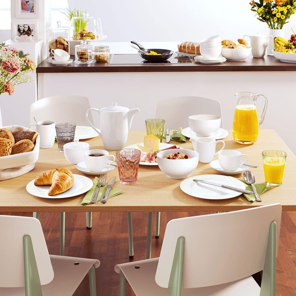 Villeroy und Boch For Me Kaffeekanne, Premium Porzellan, Weiss, 16 x 16 x 14 cm 16x16x14 cm Kaffeeka