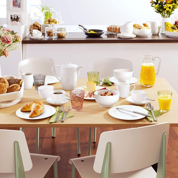 Villeroy und Boch For Me Kaffeekanne, Premium Porzellan, Weiss, 16 x 16 x 14 cm 16x16x14 cm Kaffeeka