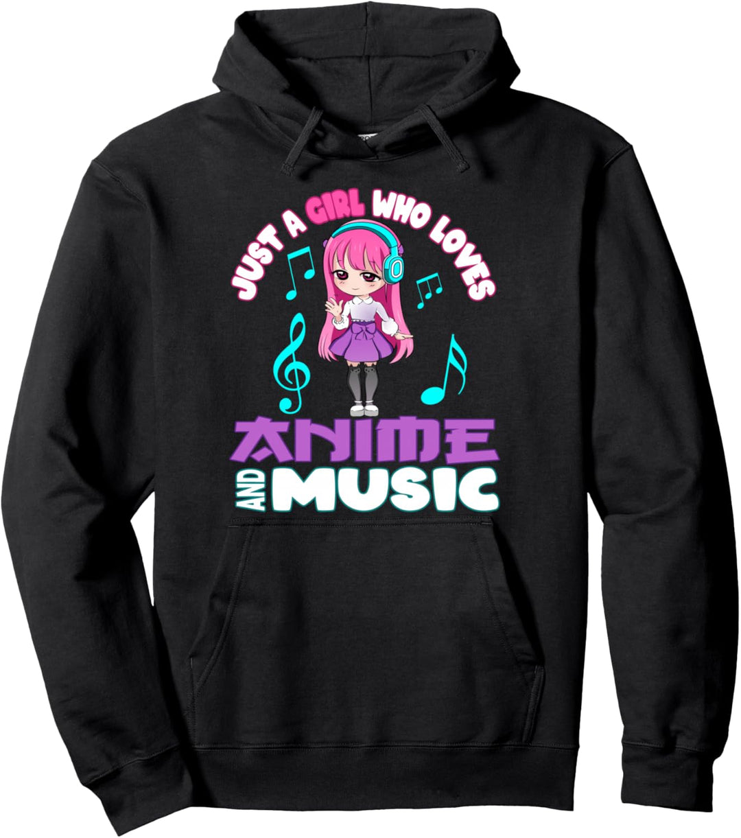 Chibi-Grafik für Teenager Pullover Hoodie
