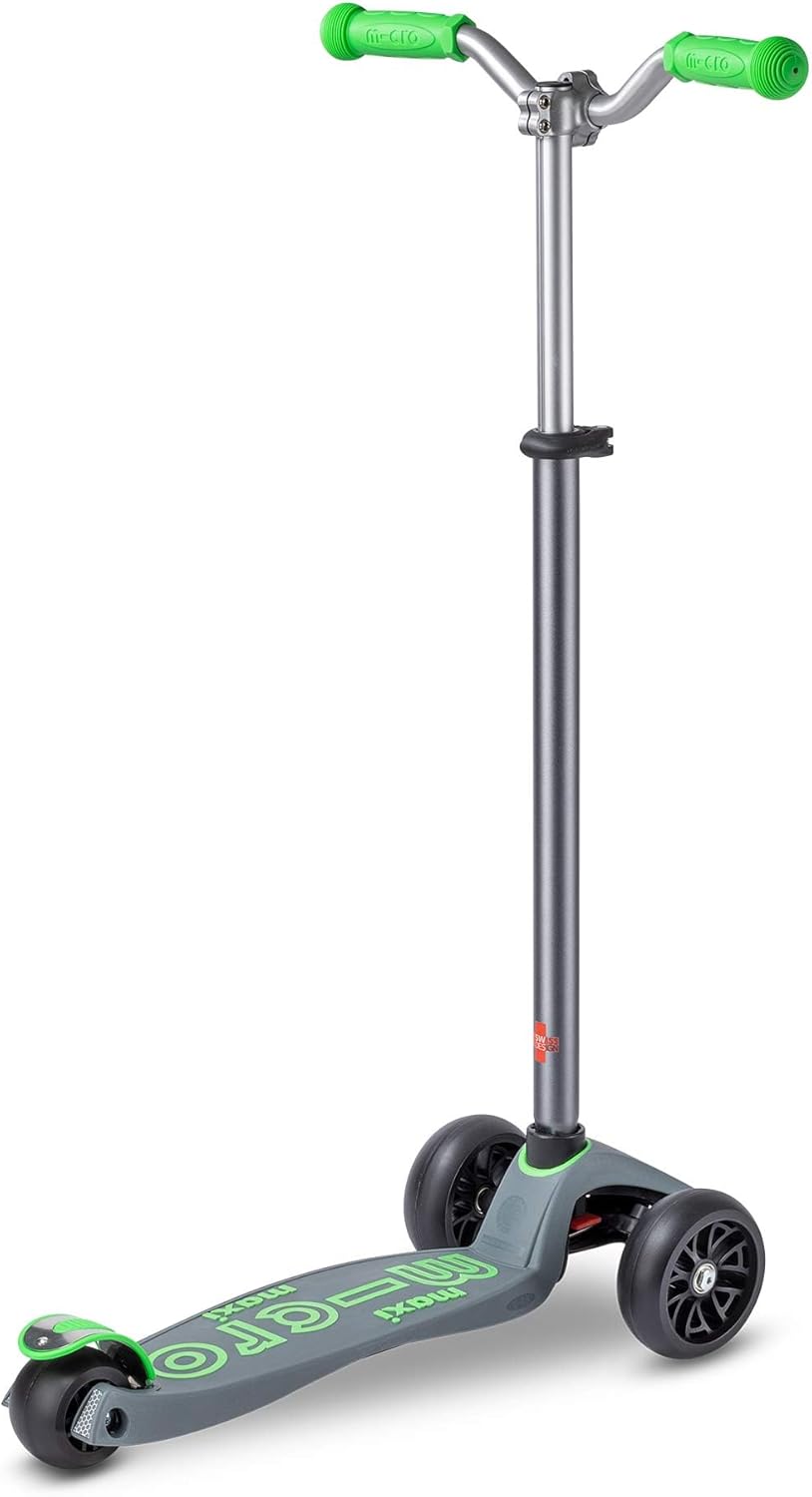 Micro Kickboard Maxi Deluxe Pro Kick Scooter - Glattgleiter, 3 Räder, neigbares Design mit fetten un