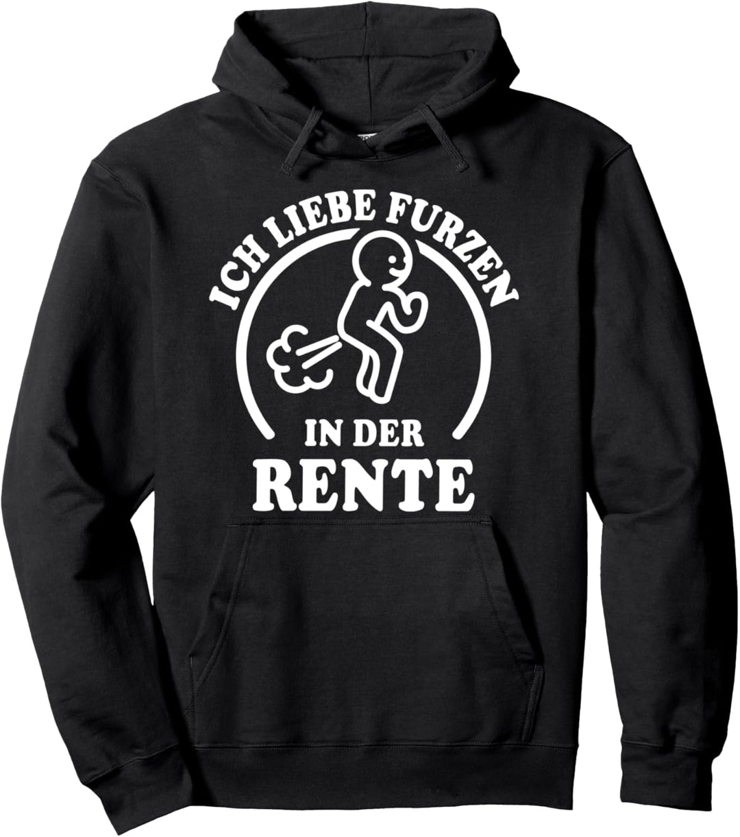 I Love Furzen Rentner Furz Kacken Furzkasse Ich Liebe Furzen Pullover Hoodie