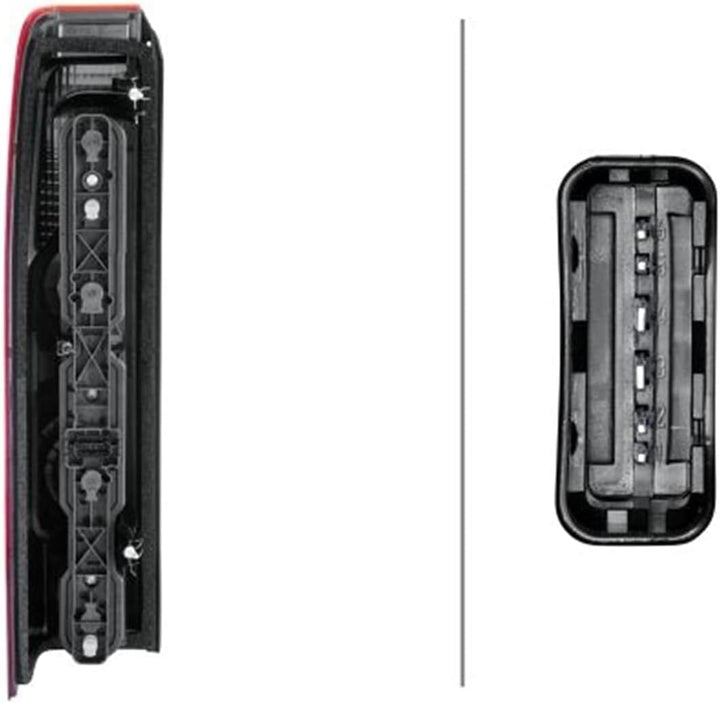 HELLA 2VA 010 110-061 Heckleuchte - Glühlampe - rechts - für u.a. Renault Master III Box (Fv), Recht
