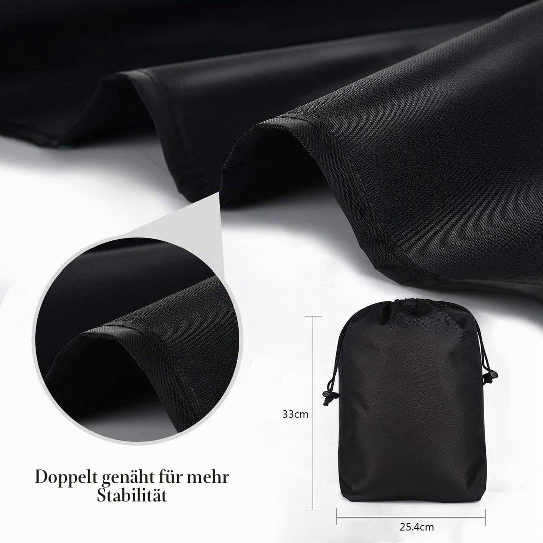 Grill Abdeckhaube, Grillabdeckung Wasserdicht BBQ Cover Schutzhuelle Haube Grill Abdeckplane für Bri