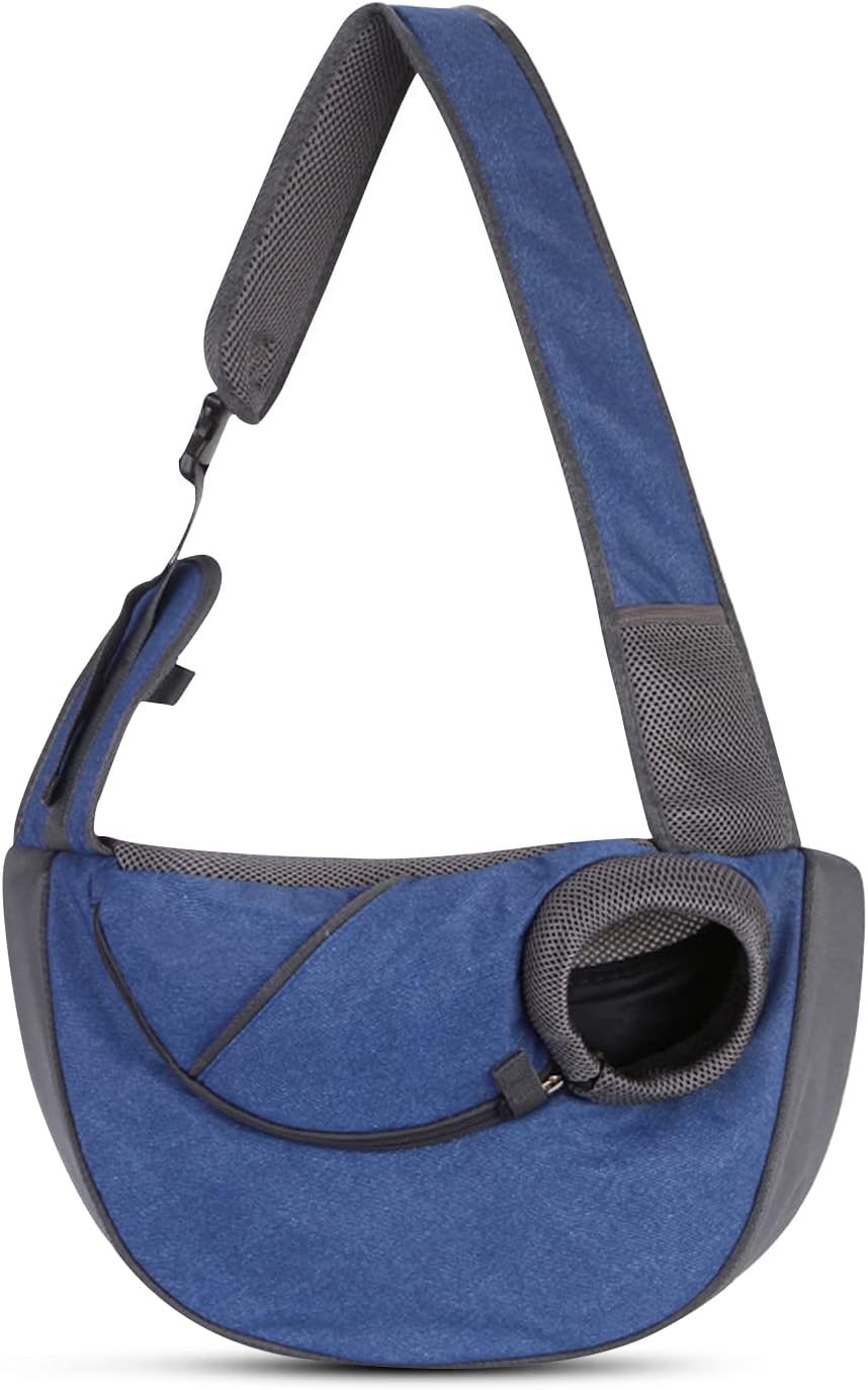 PETCUTE Hundetragetasche,Tragbar Verstellbare Tragetasche Hund, Atmungsaktives Mesh Hundetasche mit