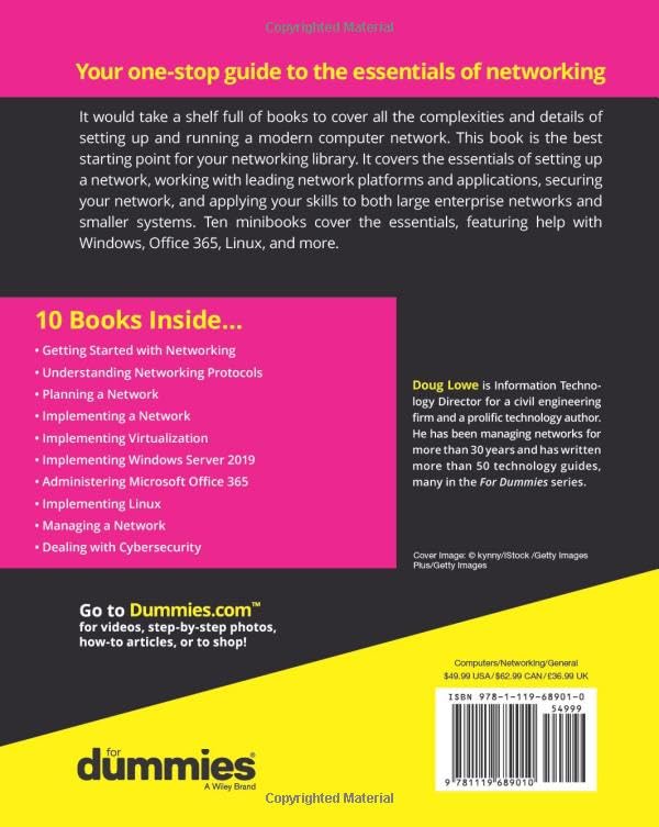 Networking All-in-One For Dummies (For Dummies (Computer/Tech)), Taschenbuch