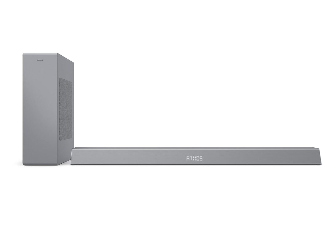 Philips B8505/10 Soundbar mit Subwoofer kabellos (2.1 Kanäle, Bluetooth, 240 W, Dolby Atmos, HDMI eA