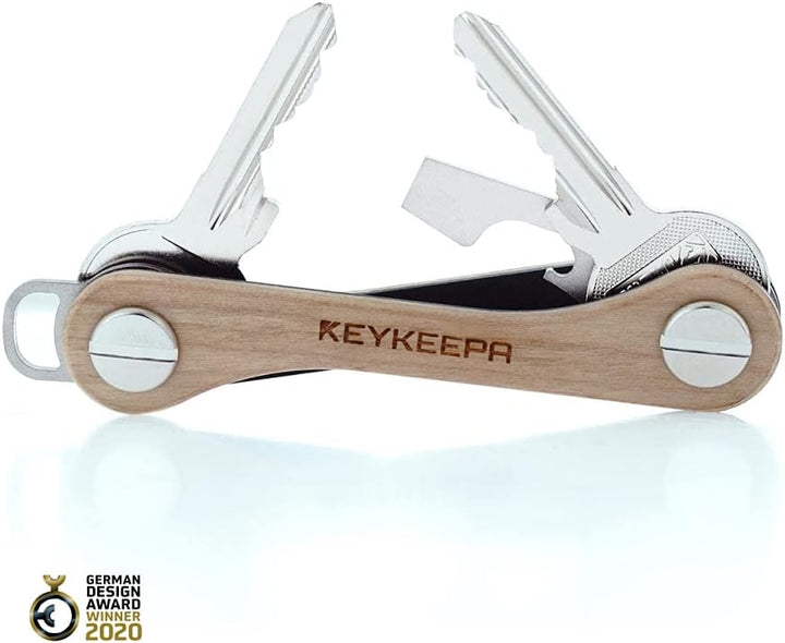 KEYKEEPA aus Holz - Der Schlüssel Organizer - für bis zu 12 Schlüssel, inklusive Flaschenöffner und