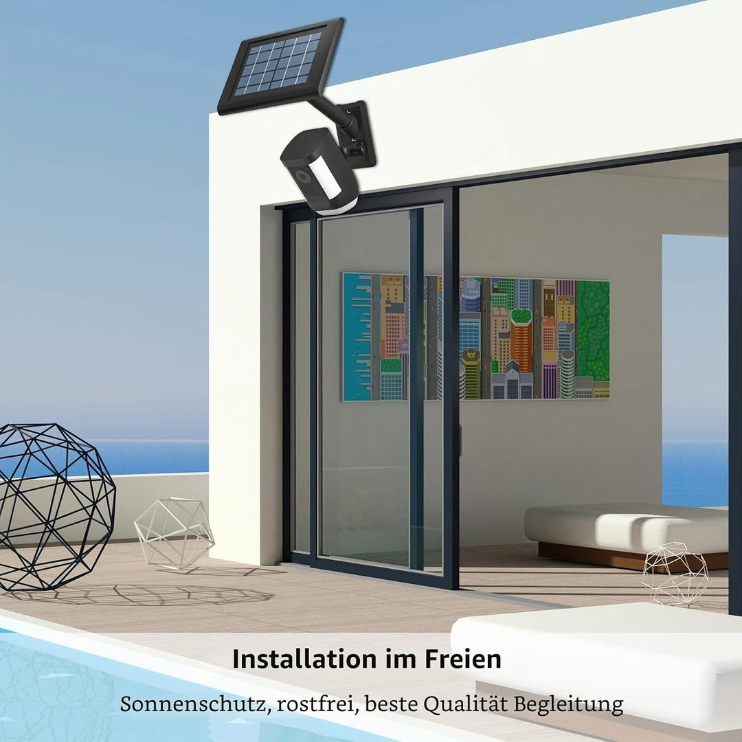 HOLACA 2 in 1 Halterung für Ring Solarpanel, Spotlight Cam/Pro und Stick Up Cam Battery Zubehör zur