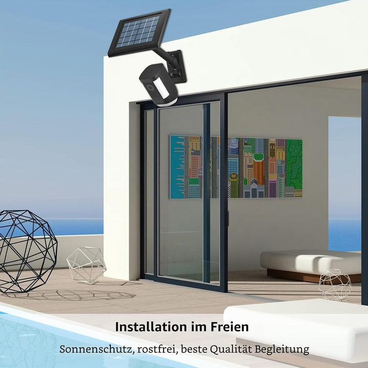 HOLACA 2 in 1 Halterung für Ring Solarpanel, Spotlight Cam/Pro und Stick Up Cam Battery Zubehör zur