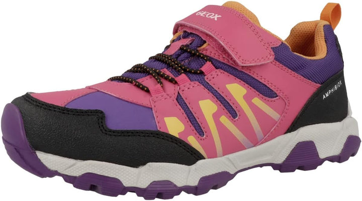 Geox Mädchen J Magnetar Girl B AbSneakers 35 EU Fuchsia Purple, 35 EU Fuchsia Purple