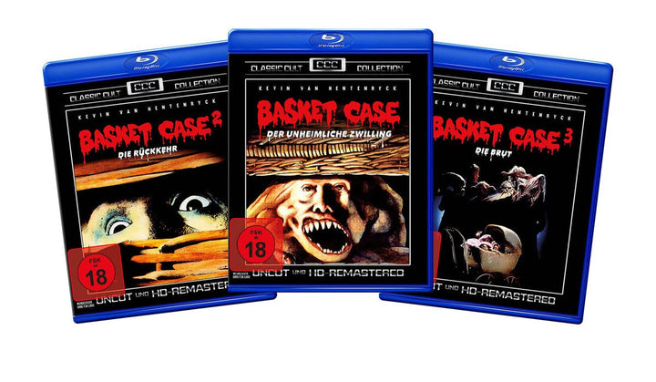 Basket Case 3er Package - Classic Cult Collection - Uncut - 3 Filme auf, Blu-ray