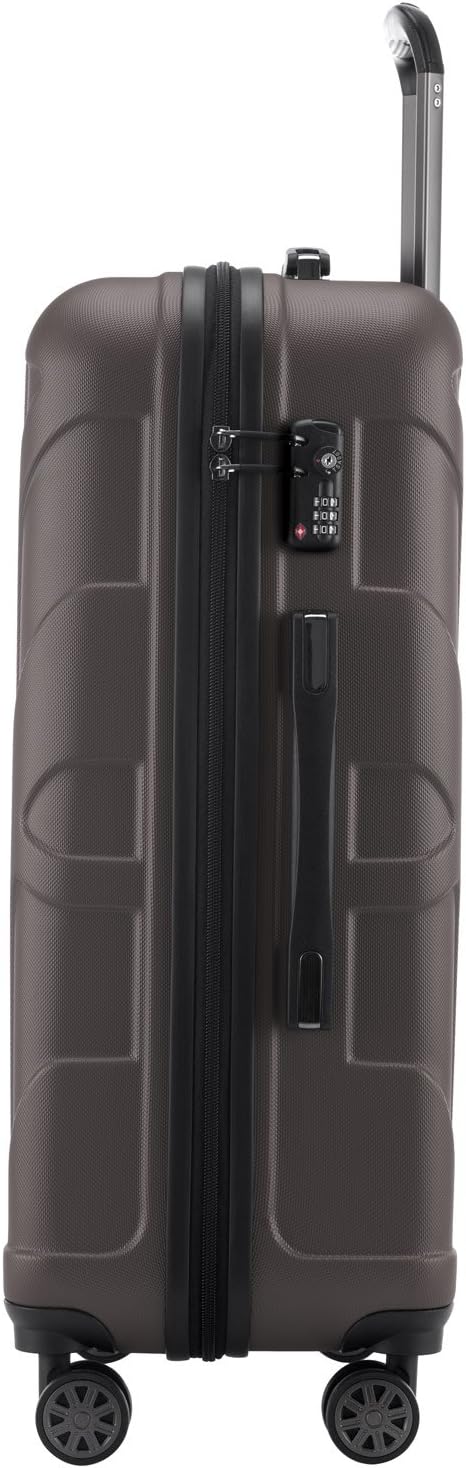 suitline Hartschalen-Koffer Koffer Trolley Rollkoffer Reisekoffer, TSA, 66 cm, ca. 58 Liter, 100% AB