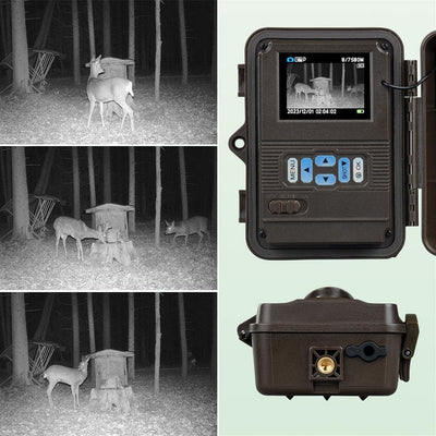 DÖRR Snapshot Mini Black 30MP 4K | Überwachungskamera - Wildkamera - Fotofalle - 30 Megapixel - Ultr