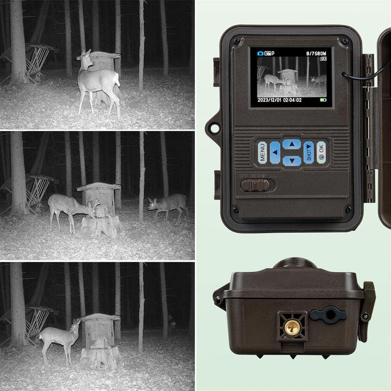 DÖRR Snapshot Mini Black 30MP 4K | Überwachungskamera - Wildkamera - Fotofalle - 30 Megapixel - Ultr