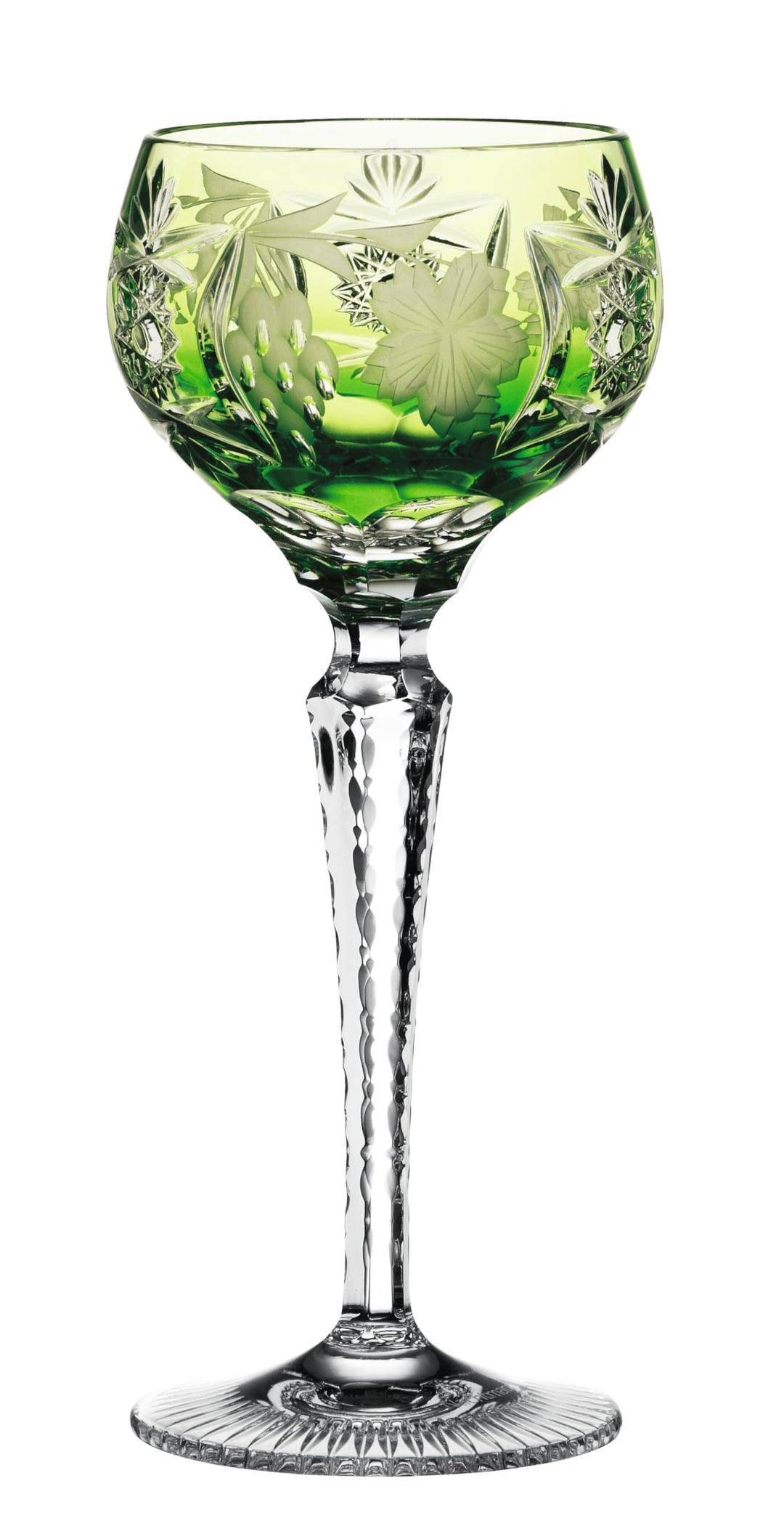 Spiegelau & Nachtmann, Weinglas mit Schliffdekoration, Kristallglas, 230 ml, Traube, 35953, Reseda,
