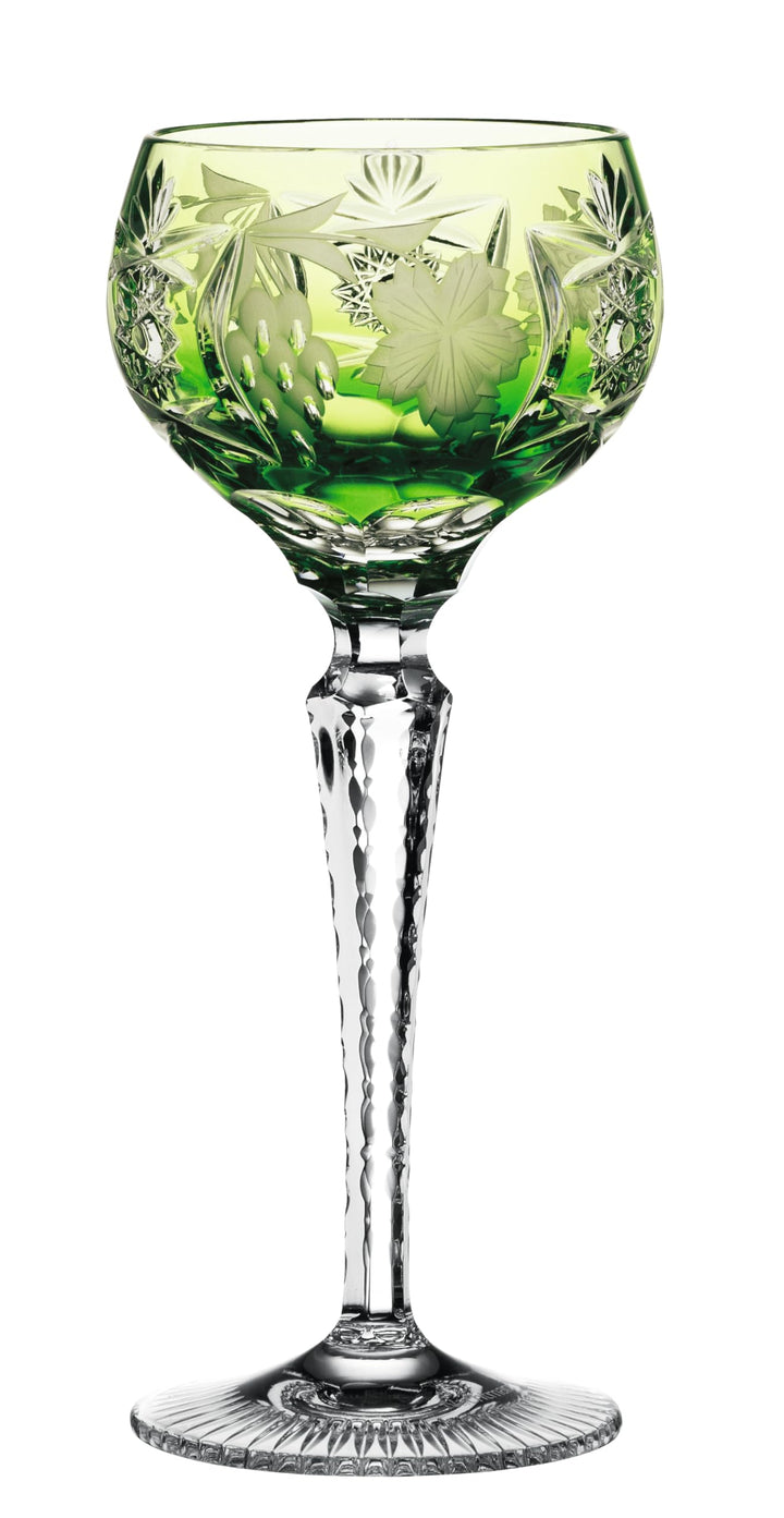 Spiegelau & Nachtmann, Weinglas mit Schliffdekoration, Kristallglas, 230 ml, Traube, 35953, Reseda,