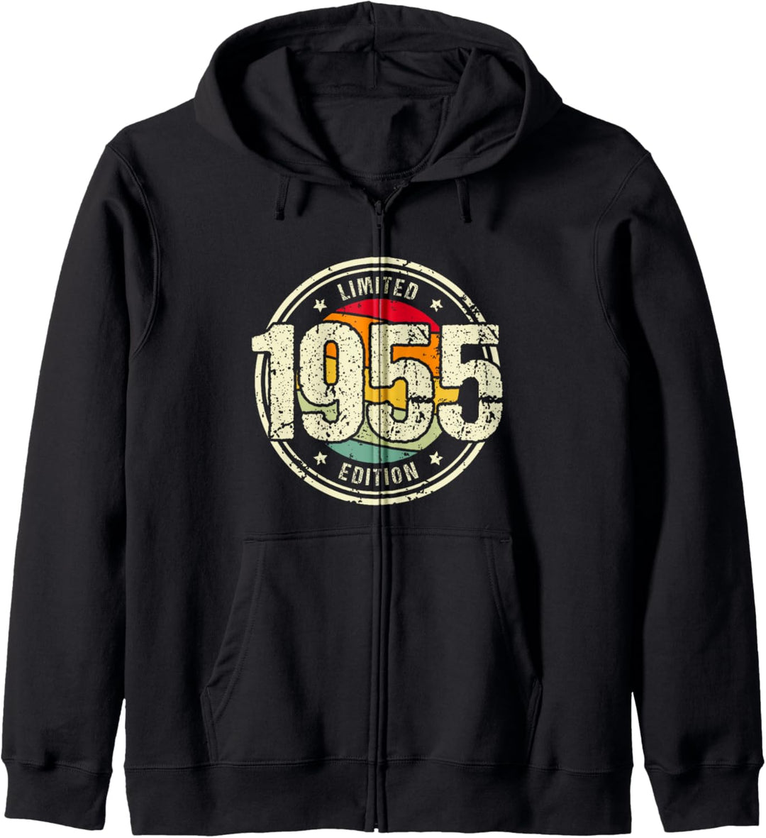 Retro 69 Jahre Jahrgang 1955 Limited Edition 69. Geburtstag Kapuzenjacke