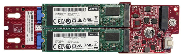 Lenovo ThinkSystem M.2 SATA/x4 NVMe 2-Bay Enablement Kit