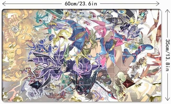 Neue Mlikemat Spielmatte ZD039-558-A Duel Monsters TCG CCG OCG Sammelkartenspielmatte mit Zonen + gr