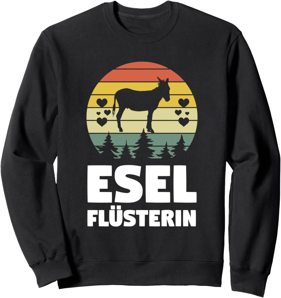 Esel Maultier Frau Sweatshirt