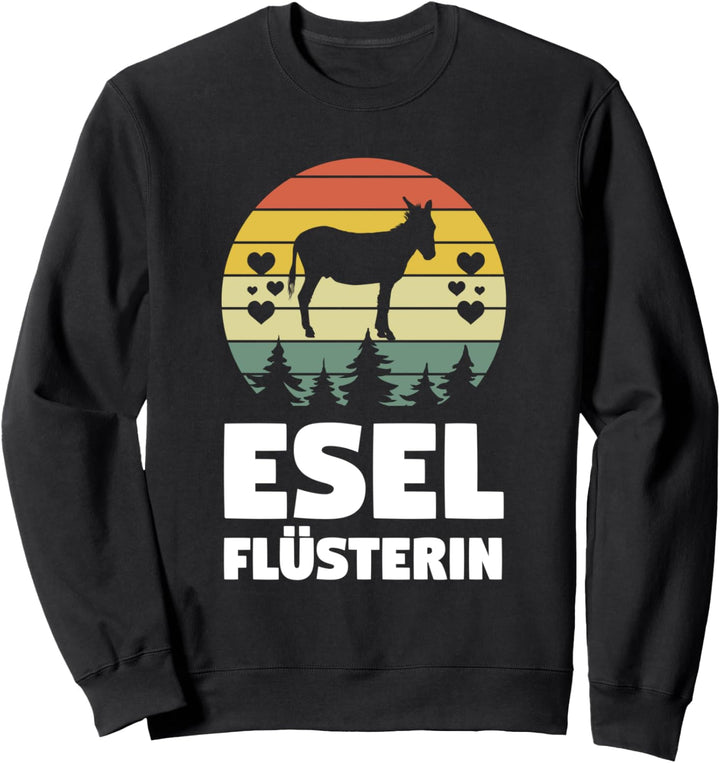 Esel Maultier Frau Sweatshirt