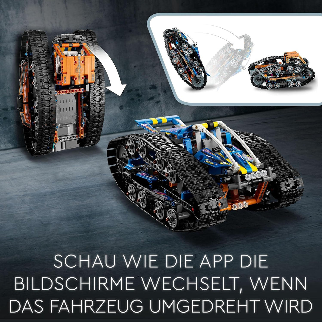 LEGO 42140 Technic App-gesteuertes Transformationsfahrzeug, ferngesteuerte Autos für Kinder, RC Offr