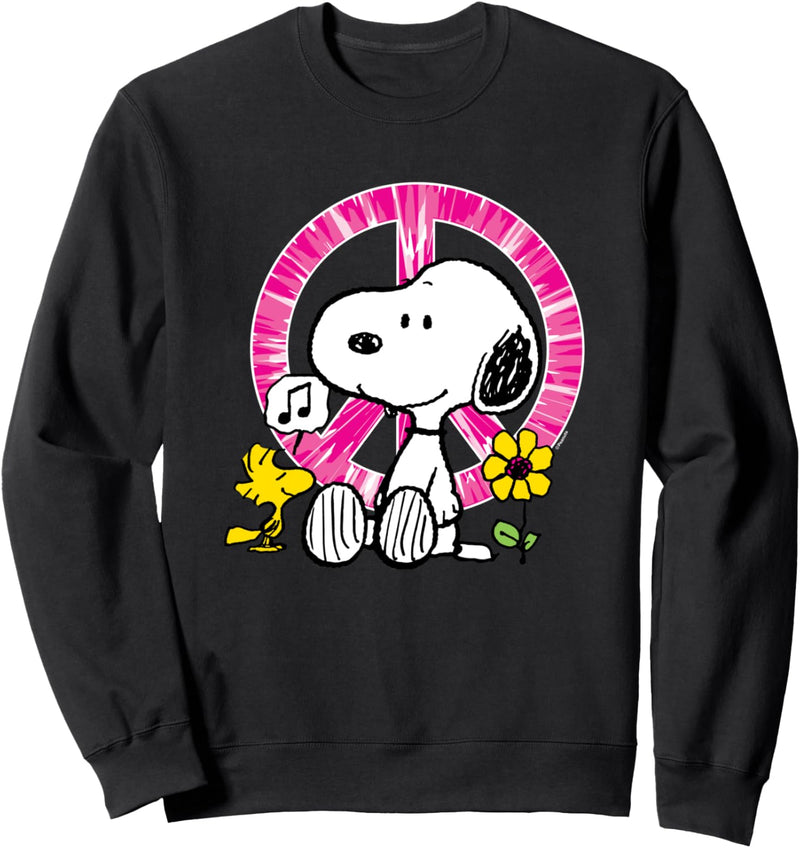 Peanuts – Snoopy Woodstock Peace Schild Sweatshirt